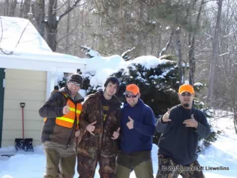 Boys at PA grouse camp